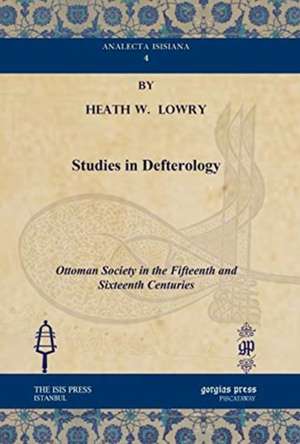 Studies in Defterology de Jr. Lowry