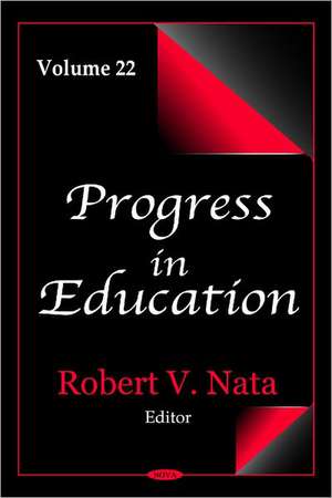 Progress in Education de Robert V. Nata