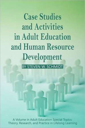 Case Studies and Activities in Adult Education and Human Resource Development (PB) de Steven W. Schmidt