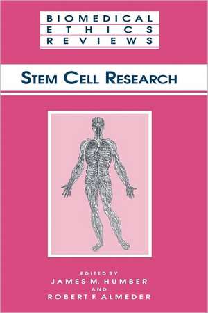 Stem Cell Research de James M. Humber