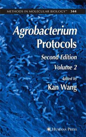 Agrobacterium Protocols: Volume II de Kan Wang