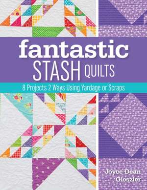 Fantastic Stash Quilts: 8 Projects 2 Ways Using Yardage or Scraps de Joyce Dean Gieszler