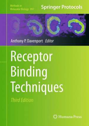 Receptor Binding Techniques de Anthony P. Davenport