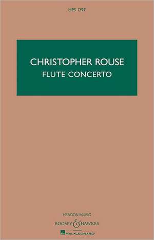 Flute Concerto: Study Score de Christopher Rouse