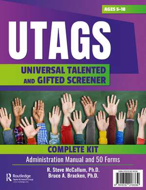 UTAGS Complete Kit: Universal Talented and Gifted Screener de M. Steve McCallum