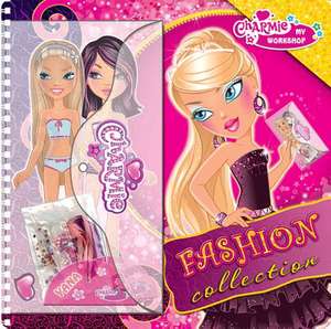 Fashion Collection [With Fabrics, Rhinestones, Envelope Purse, Charmie Doll and Stencils and Ribbon] de AZ Books