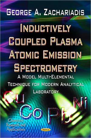 Inductively Coupled Plasma Atomic Emission Spectrometry de George Zachariadis