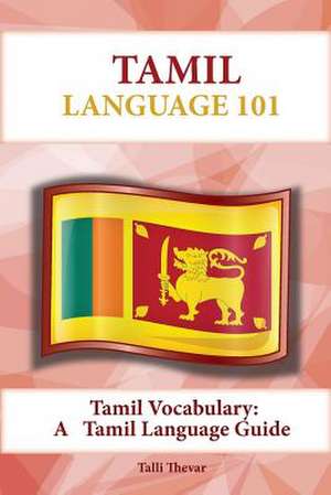 Tamil Vocabulary de Talli Thevar