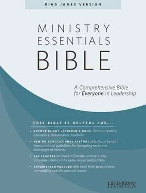 Ministry Essentials Bible-KJV de Bill Hybels