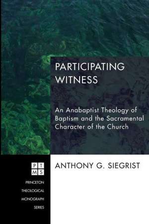 Participating Witness de Anthony G. Siegrist