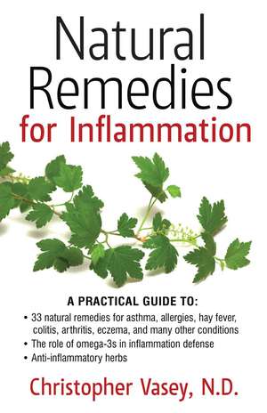 Natural Remedies for Inflammation de Christopher Vasey N.D.