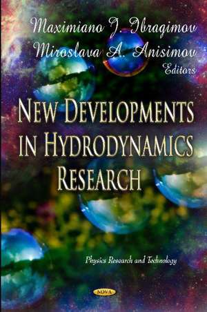 New Developments in Hydrodynamics Research de Maximiano J. Ibragimov