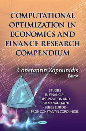 Computational Optimization in Economics & Finance Research Compendium de Constantin Zopounidis