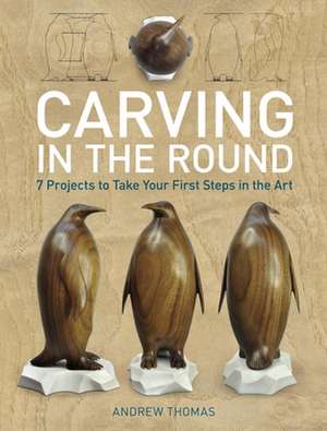 Carving in the Round: 7 Projects to Take Your First Steps in the Art de Andrew Thomas