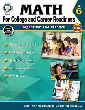 Math for College and Career Readiness, Grade 6 de Christine Henderson