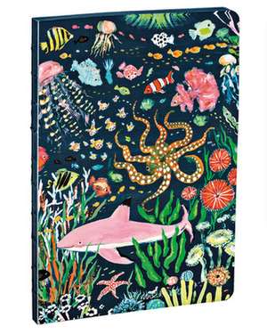 Pink Shark A5 Notebook de Allyn Howard