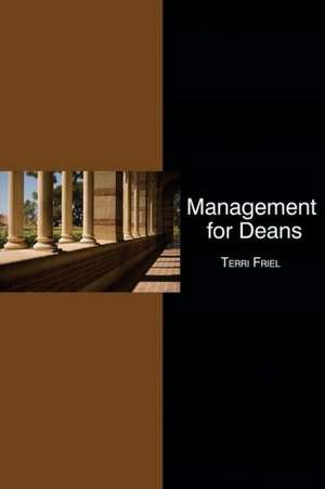 Management for Deans de Terri Friel