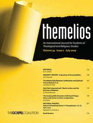 Themelios, Volume 34, Issue 2 de D.A. Carson