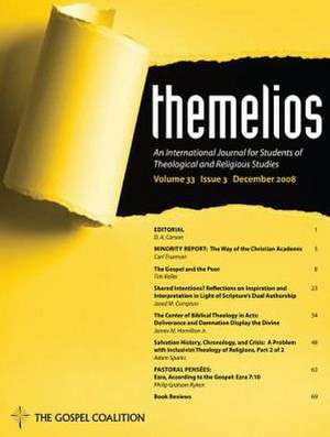 Themelios, Volume 33, Issue 3 de D.A. Carson