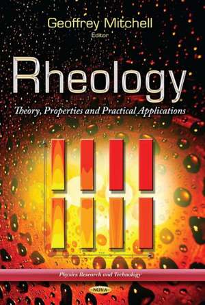 Rheology de Geoffrey Mitchell