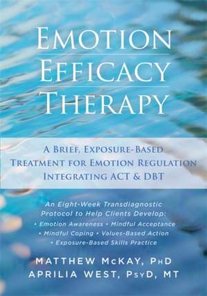 Emotion Efficacy Therapy de Matthew McKay PHD