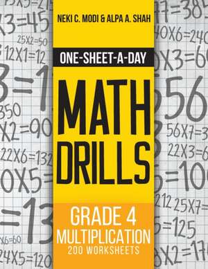 One-Sheet-A-Day Math Drills de Modi C. Modi