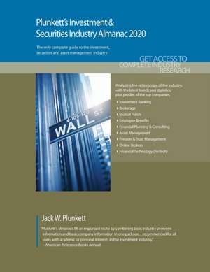 Plunkett's Investment & Securities Industry Almanac 2020 de Jack W. Plunkett