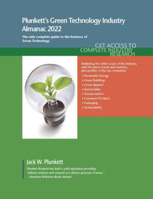 PLUNKETTS GREEN TECHNOLOGY INDUSTRY ALM de PLUNKETT