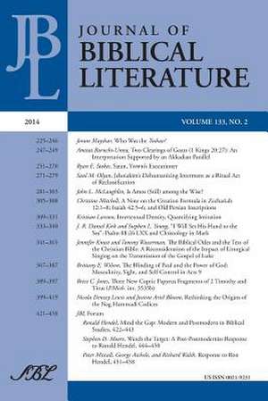 Journal of Biblical Literature 133.2, 2014 de Adele Reinhartz