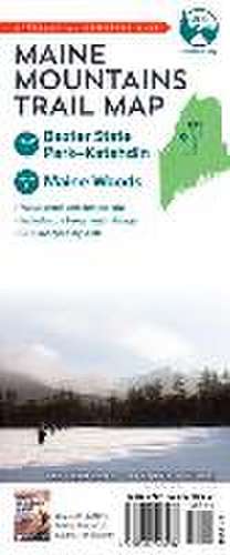 AMC Maine Mountains Trail Maps 1-2: Baxter State Park-Katahdin and Maine Woods de Appalachian Mountain Club