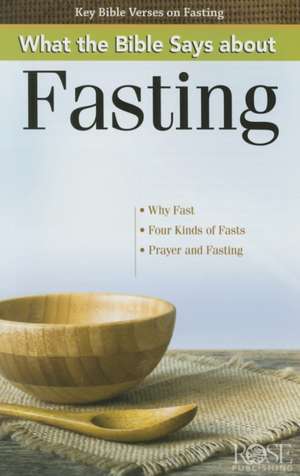 What the Bible Says about Fasting Pamphlet de Rose Publishing