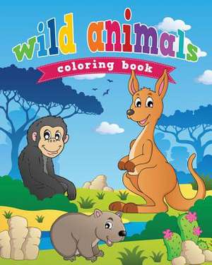 Wild Animals Coloring Book de Neil Masters