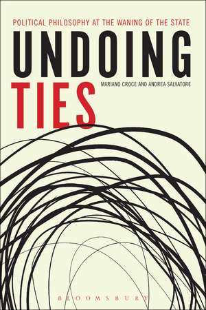 Undoing Ties: Political Philosophy at the Waning of the State de Mariano Croce