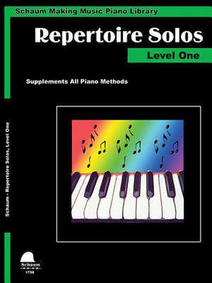 Making Music Piano Library Repertoire Solos: Level One de Wesley Schaum