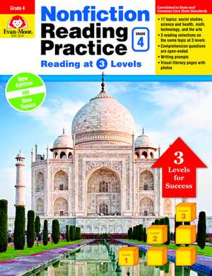 Nonfiction Reading Practice, Grade 4 de Evan-Moor Educational Publishers