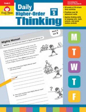 Daily Higher-Order Thinking, Grade 5 Te de Evan-Moor Educational Publishers