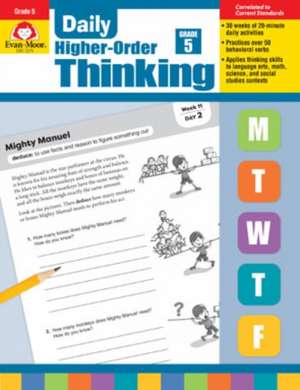 Daily Higher-Order Thinking, Grade 5 de Evan-Moor Educational Publishers