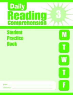 Daily Reading Comprehension, Grade 3 Student Edition Workbook de Evan-Moor Educational Publishers