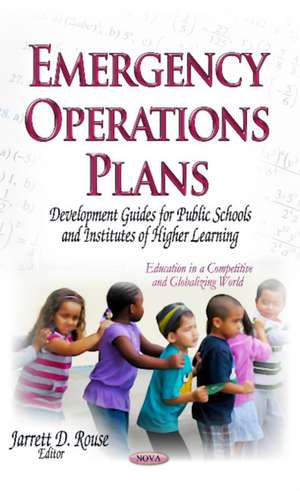 Emergency Operations Plans de Jarrett D. Rouse