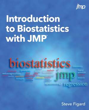 Introduction to Biostatistics with JMP de Steve Figard