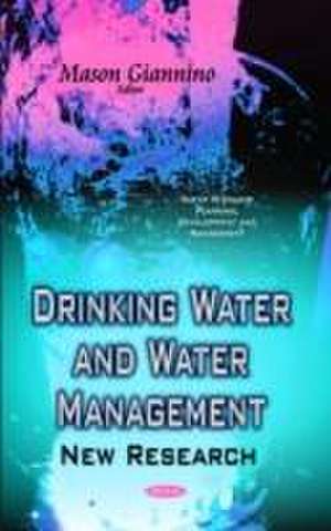 Drinking Water and Water Management de Mason Giannino