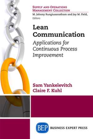 Lean Communication de Sam Yankelevitch