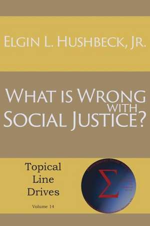 What Is Wrong with Social Justice de Jr. Elgin L. Hushbeck