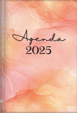 The Treasure of Wisdom - 2025 Daily Agenda - Marbled Pink & Gold