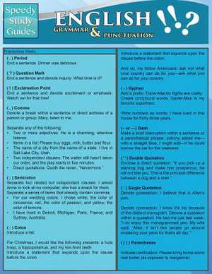 English Grammar & Punctuation (Speedy Study Guides de Speedy Publishing LLC