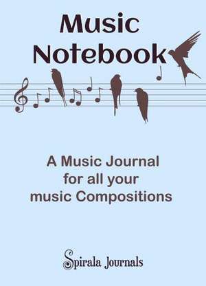 Music Notebook de Spirala Journals