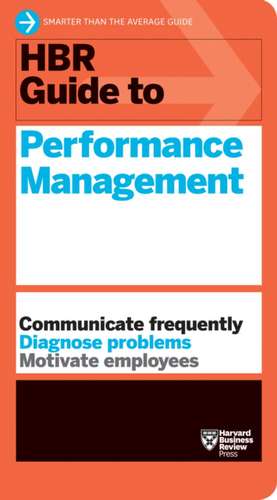 HBR Guide to Performance Management (HBR Guide Series) de Harvard Business Review