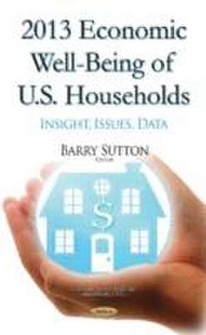 2013 Economic Well-Being of U.S. Households: Insight, Issues, Data de Barry Sutton