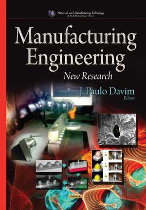 Manufacturing Engineering de J. Paulo Davim