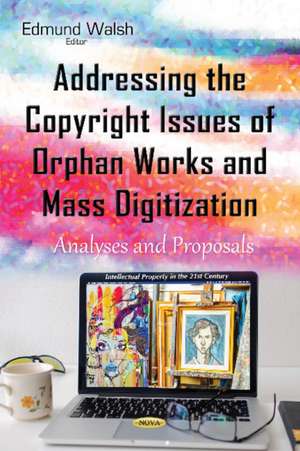 Addressing the Copyright Issues of Orphan Works & Mass Digitization: Analyses & Proposals de Edmund Walsh